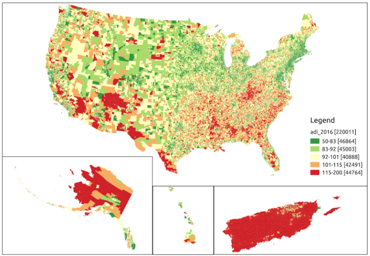 2016 ADI by census